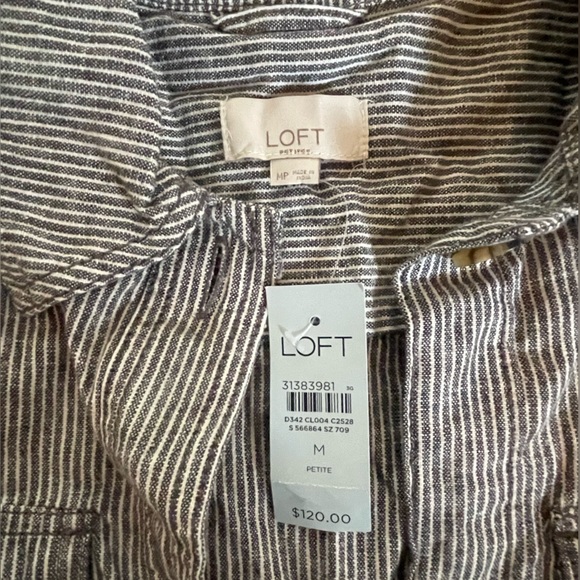 Striped Blue and White Jacket - Picture 4 of 4